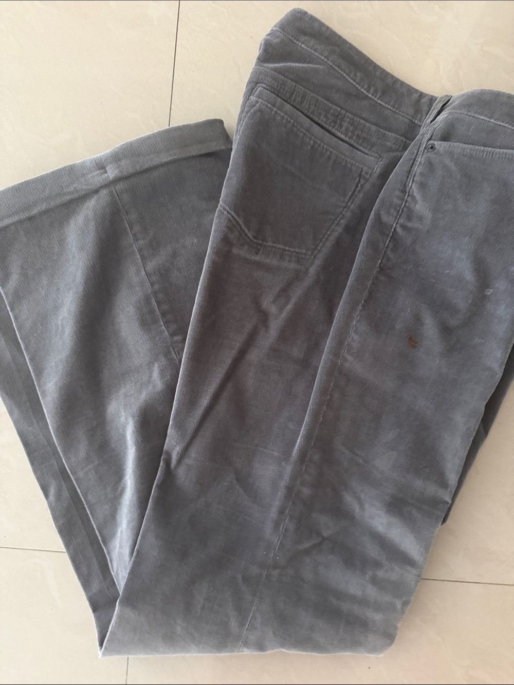 ***Banana Republic Gray Corduroy Pants